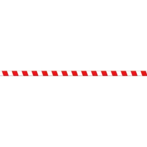 ACCUFORM SIGNS PTP214 Floor Marking Tape, 5 x 120 cm Size, Red/White | CF4EWR AFPTP214RW