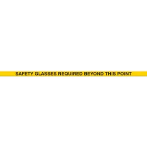 ACCUFORM SIGNS PTP219 Floor Marking Tape, Safety Glasses, 5 x 120 cm Size | CF4EXD AFPTP219SG