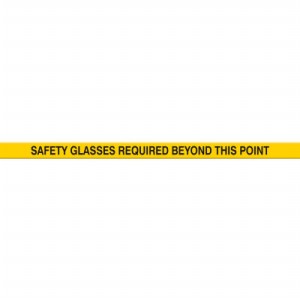 ACCUFORM SIGNS PTP225 Bodenmarkierungsband, Schutzbrille, 5 x 120 cm Größe | CF4EXE AFPTP225SG
