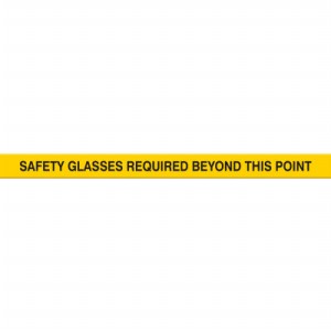 ACCUFORM SIGNS PTP232 Floor Marking Tape, Safety Glasses, 5 x 120 cm Size | CF4EXF AFPTP232SG