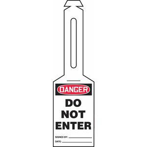 ACCUFORM SIGNS TAL358 Danger Tag 5-1/4 x 3-1/4 Inch Plastic - Pack Of 25 | AD2VZQ 3VAX6