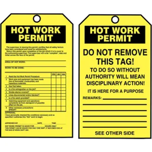 ACCUFORM SIGNS TAR724 Permit Tag By The Roll 6-1/4 x 3 - Pack Of 250 | AD4TNK 43Z225