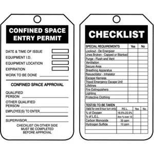 ACCUFORM SIGNS TCS319PTP Permit Tag 5-3/4 x 3-1/4 - Pack Of 25 | AD4TRA 43Z301