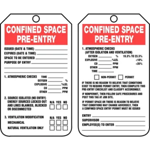 ACCUFORM SIGNS TCS327PTP Permit Tag 5-3/4 x 3-1/4 - Pack Of 25 | AD4TRN 43Z319