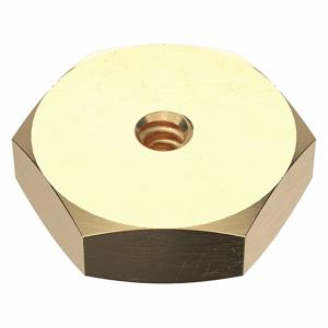 ACCURATE MANUFACTURED PRODUCTS GROUP Z0201 Hex Panel Nut, 1/8-27 Thread Size, Plain, Brass, 2Pk | AA9YMU 1JLT5