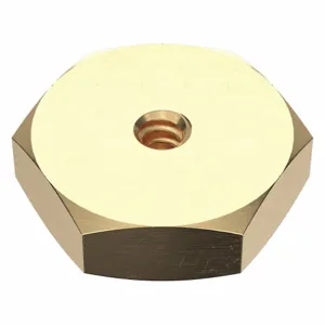 ACCURATE MANUFACTURED PRODUCTS GROUP Z0201 Hex Panel Nut, 1/8-27 Thread Size, Plain, Brass, 2Pk | AA9YMU 1JLT5