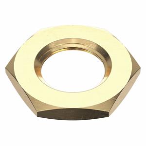 ACCURATE MANUFACTURED PRODUCTS GROUP Z0205 Hex Panel Nut, 3/8-32 Thread Size, Plain, Brass, 2Pk | AA9YMW 1JLT7