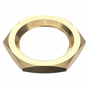 ACCURATE MANUFACTURED PRODUCTS GROUP Z0210 Hex Panel Nut, 15/32-32 Thread Size, Plain, Brass, 2Pk | AA9YMZ 1JLU1