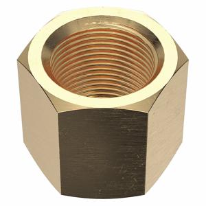 ACCURATE MANUFACTURED PRODUCTS GROUP Z0211 Hex Panel Nut, 15/32-32 Thread Size, Plain, Brass, 2Pk | AA9YNA 1JLU2