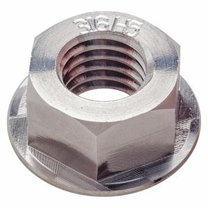 ACCURATE MANUFACTURED PRODUCTS GROUP ZNF61671C Flange Nut, 1 Inch Flange Dia., 7/16-14 Thread Size, 316H5 Grade | CG6LTK 484Z71