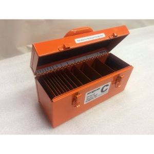 ACCUSHIM C-TOOL BOX NUR Metall-Unterlegscheibenbox, 4 x 4 Zoll Größe | CE8ENT