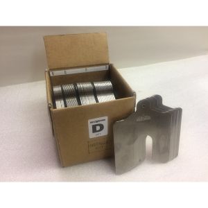 ACCUSHIM D-INSTALLER KIT Installer Shim Kit, 5 x 5 Zoll Größe, 48 Teile, Edelstahl | CE8ENY