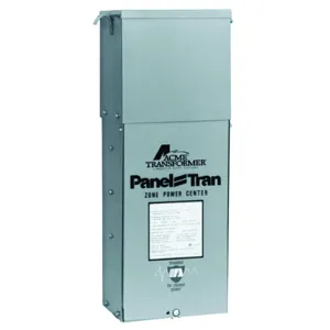 ACME ELECTRIC PT061150007SS Zone Power Center, Single Phase, 480/120V, 7.5kVA, Snap In Breaker, 304 Stainless Steel | BD2YVY