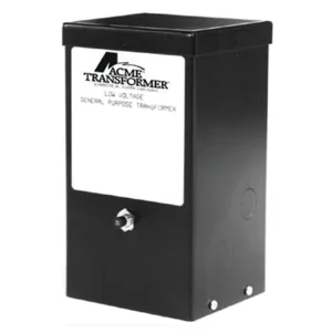 ACME ELECTRIC T179630S Lighting Transformer, Low Voltage, Single Phase, 240/24V, 300VA | BD4DAN