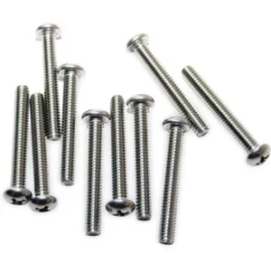 ACORN 0116-012-001 Phillips Round Head Screws Stainless Steel - Pack Of 10 | AB9RBC 2EVN2