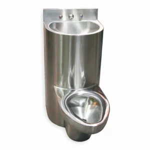 ACORN 1440-CT-2-BPH-04-M-PH Prison Toilet And Sink Combination Unit, 12 Inch Rough-In, 1.6 gpf, Elongated Bowl | CJ3BMX 1JZL9