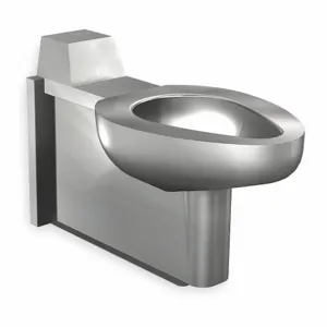 ACORN 1685-W-2 Prison Toilet, 1.6 Gallons per Flush, Elongated Bowl, Concealed Flush Valve | CJ3BMQ 1JZL5