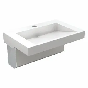 ACORN 3801-09-H1-OCC11 Wash Basin, White, 20 Inch Length, 22 Inch Width | CJ3TYG 53XV09