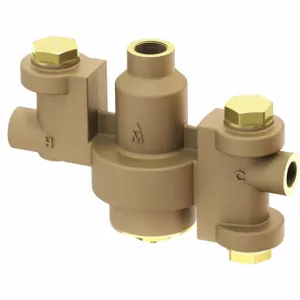 ACORN ET71-1 Thermostatic Mixing Valve, ET71, Brass, 1/2 Inch Inlet Size, NPT Inlet, NPT Outlet | CN8ARG 444P83