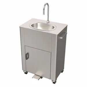 ACORN PS1010-F11 Portable Hand Washing Station, Single Foot Pedal, 0.5 gpm Flow Rate | CJ3AUR 60JC14