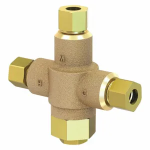 ACORN ST70-38 Tempering Valve, Brass, 4 gpm Flow Rate, Compression Inlet, Compression Outlet | CJ3PUZ 54EK55