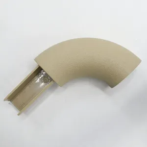 ACROVYN 6CCAPR103N Right Handrail Return, Impact Resistant, Beige | CE9PWB 55LP19