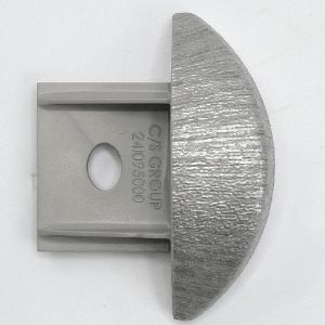 ACROVYN FR225CAP410N Endkappe, Silber, 3/4 x 2-1/4 x 5/64 Zoll Größe | CF2HNV 55MA99