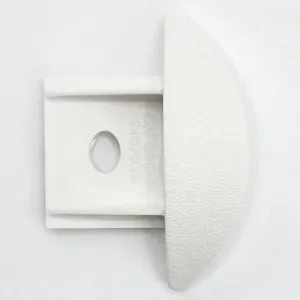 ACROVYN FR225CAP949N End Cap, White, 3/4 x 2-1/4 x 5/64 Inch Size | CF2HMP 55MD04