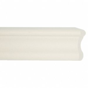 ACROVYN FR251933N Chair Rail, Mission White, 114 Inch Length, 2-1/2 Inch Height, 3/4 Inch Thick | CF2MZZ 55MA74