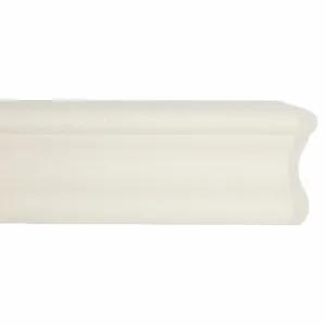 ACROVYN FR251933N Chair Rail, Mission White, 114 Inch Length, 2-1/2 Inch Height, 3/4 Inch Thick | CF2MZZ 55MA74