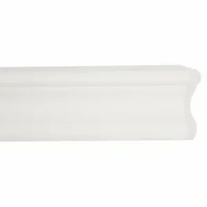 ACROVYN FR251949N Chair Rail, White, 114 Inch Length, 2-1/2 Inch Height, 3/4 Inch Thick | CF2MZP 55MA83