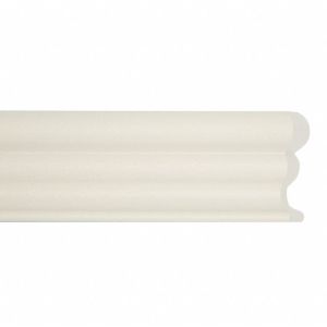 ACROVYN FR252933N Chair Rail, Mission White, 114 Inch Length, 2-1/2 Inch Height, 3/4 Inch Thick | CF2NAA 55MA75
