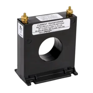 ACUAMP CTF-5SFT-0200 AC Current Transformer, Solid Core, 200A Primary, 5A Secondary | CV8DVB