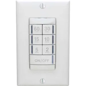 ACUITY SENSOR SWITCH PTS 60 WH Timer Switch 60 Min White | AA7JUB 16A714