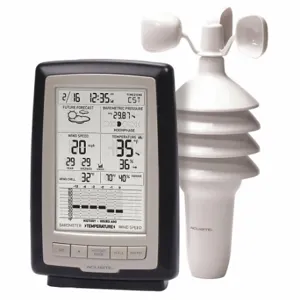 ACURITE 00638A4 Wireless Weather Station, AcuRite Notos, 2 Pieces, Color LCD, 330 ft Range | CN8BMV 53DP79