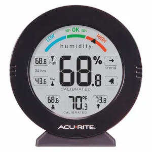 ACURITE 01080M Wireless Weather Station, Indoor, -4 Deg to 158 Deg F/-20 Deg to 70 Deg C, 1% to 99.9% | CN8BND 53DP90