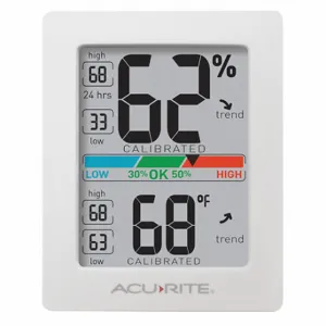 ACURITE 01083M Wireless Weather Station, Indoor, -4 Deg to 158 Deg F/-20 Deg to 70 Deg C, 1% to 99% | CN8BNE 53DP91