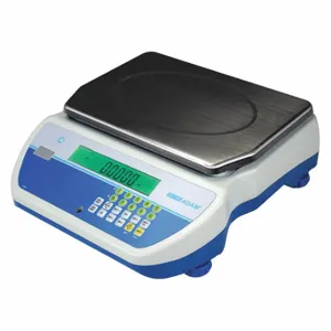 ADAM EQUIPMENT CKT8 Bench Scale, 16 lb Wt Capacity, 8 1/4 Inch Weighing Surface Dp, g/kg/lb, LCD | CV2RCG 54YN33