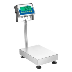 ADAM EQUIPMENT GGB65a Bench Scale, 65 lb Wt Capacity, 15 3/4 Inch Weighing Surface Dp, 1 g/0.005 lb, LCD | CV2RCU 54YN46