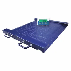 ADAM EQUIPMENT PTM 500 {AE403} Platform Floor Scale, 1100 Lb Weight Capacity, 29 7/8 Inch Weighing Surface Depth, Digital | CN8BQV 54YN42