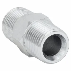 ADAPT-ALL 9008-0606 Hydraulic Hose Adapter, 3/8 x 3/8 Inch Fitting Size, Male x Male, BSPT x NPT, Rigid | CN8CBQ 55DR64