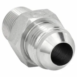 ADAPT-ALL 9011-06-02 Hydraulic Hose Adapter, 3/8 x 1/8 Inch Fitting Size, Male x Male, JIC x BSPT, Rigid | CN8CBD 55DR11