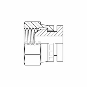 ADAPT-ALL 9033-04 Hydraulic Hose Adapter, Steel, 1/4 Inch Fitting Size, Female | CN8CFG 55DT45