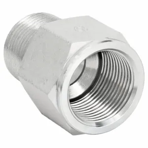 ADAPT-ALL 9037-0808 Hydraulic Hose Adapter, 1/2 x 1/2 Inch Fitting Size, Female x Male, BSPP x NPT, Rigid | CN8BVN 55DT75