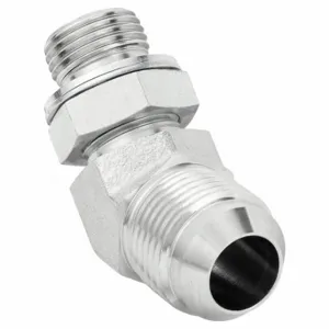 ADAPT-ALL 9058-0808 Hydraulic Hose Adapter, 1/2 x 1/2 Inch Fitting Size, Male x Male, JIC x BSPP, Rigid | CN8BVZ 55DT98