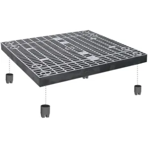 ADD-A-LEVEL A3636 Work Platform Panel, 36 x 36, Black | AG8ENQ