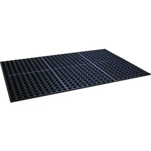 ADD-A-LEVEL M23780 Work Platform Matting, 36 x 24, 7/8 Height, Black Mat | AG8EMZ 38GL51