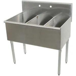 ADVANCE TABCO 4-3-48 Utility Sink Stainless Steel 48 Inch Length | AA3RZK 11U348