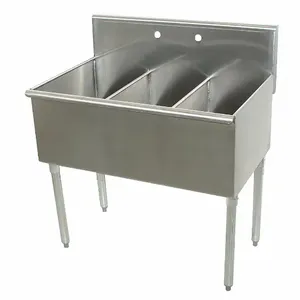 ADVANCE TABCO 4-3-54 Utility Sink Stainless Steel 54 Inch Length | AA3RZL 11U349