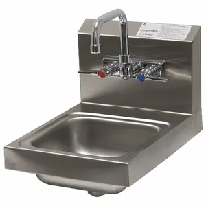 ADVANCE TABCO 7-PS-23 Hand Sink With Faucet 16 Inch Length 12 Inch Width | AC9YQF 3LMR5